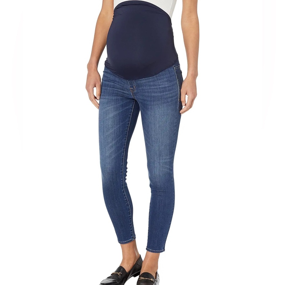 Madewell Maternity Over-the-Belly Skinny Jeans in Danny Wash size 30